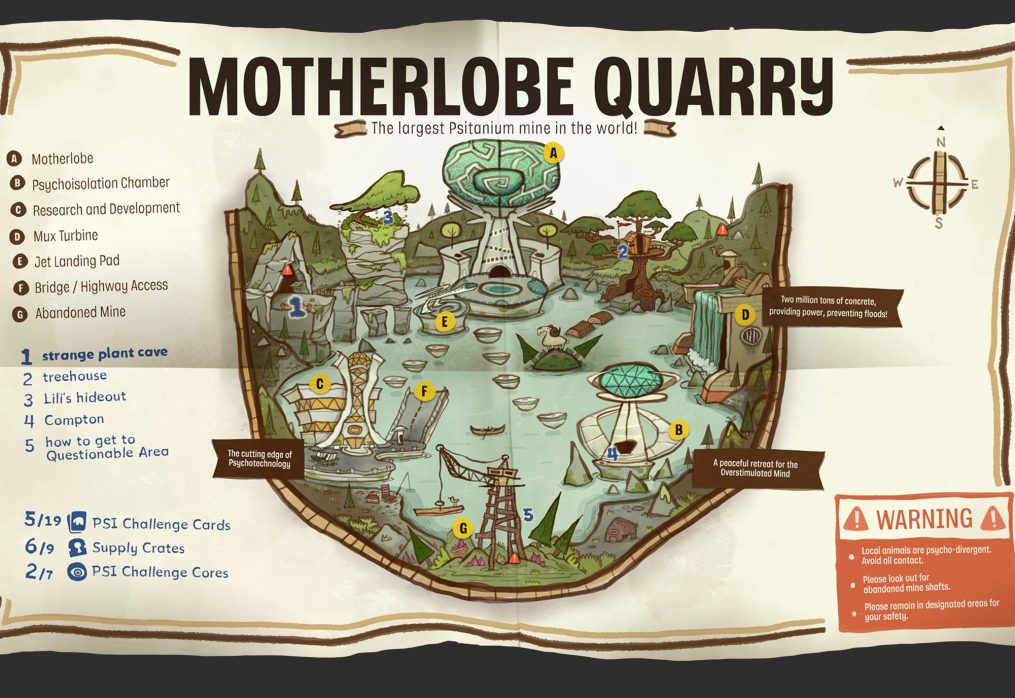 Motherlobe Quarry Map