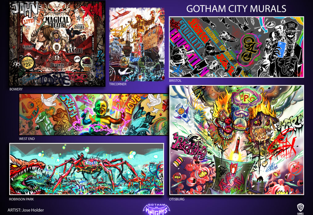 Gotham City Murals