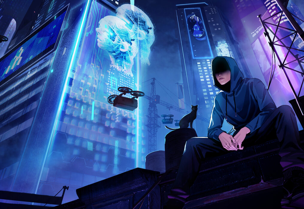 Cyber Manhunt: New World’s Key Art