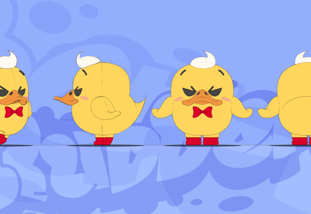 FOAMSTARS Rubber Duck Roughs, Illustration