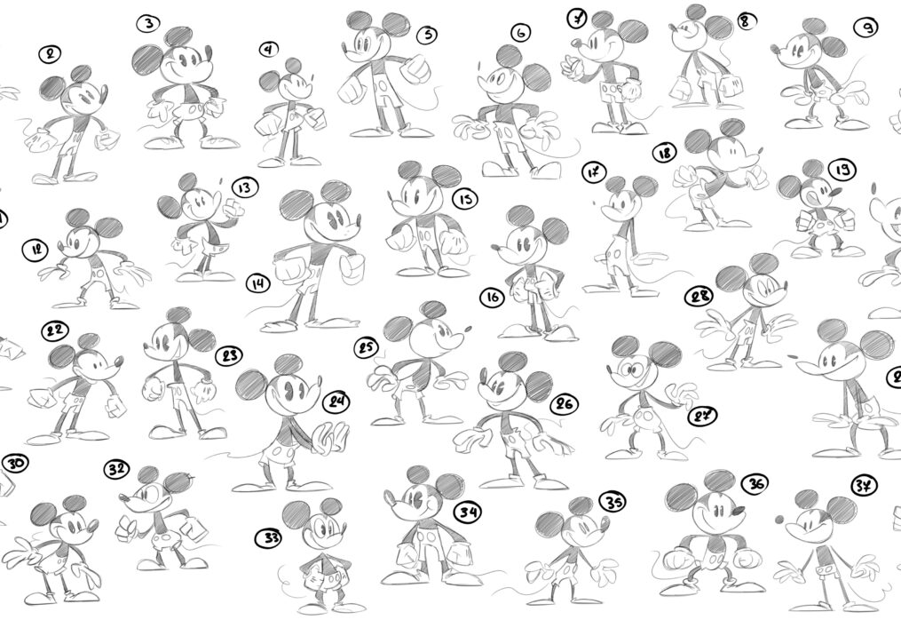 Mickey Mouse – Character Design Exploration