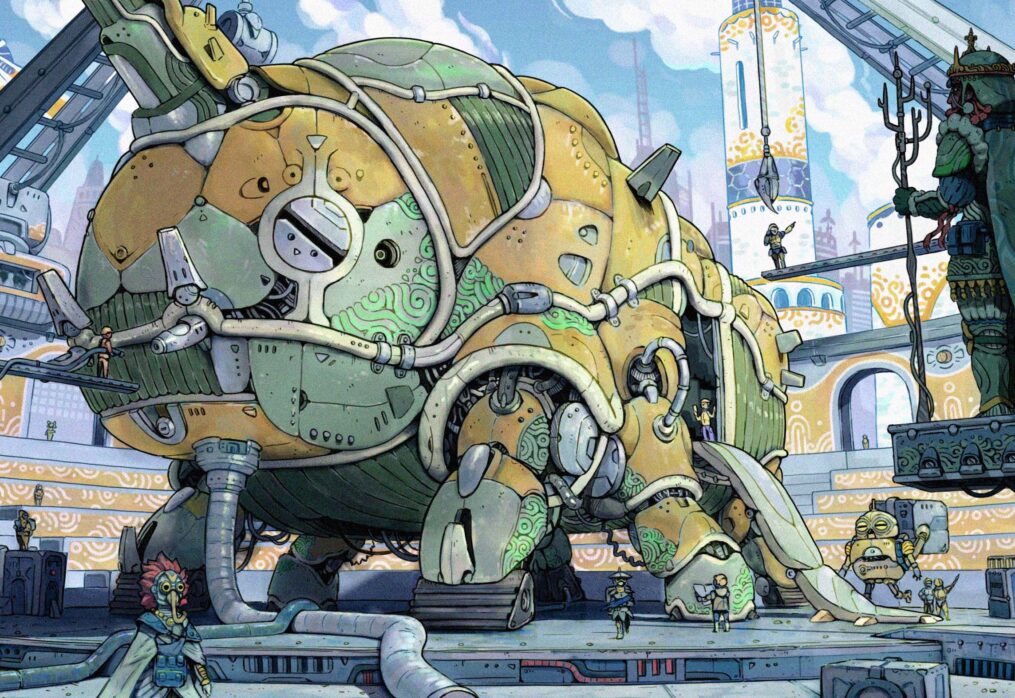 Landship construction key art