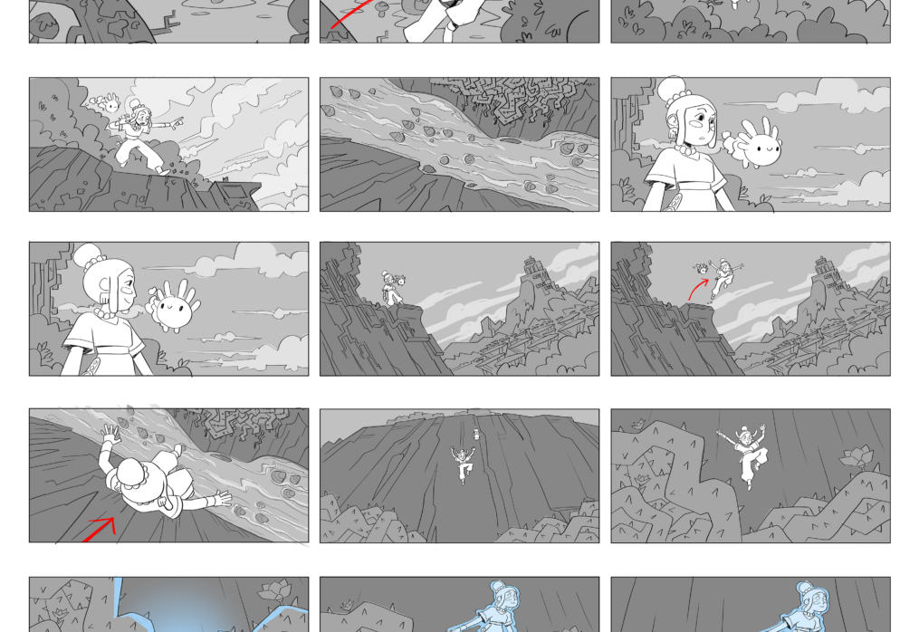 Launch Trailer Storyboards