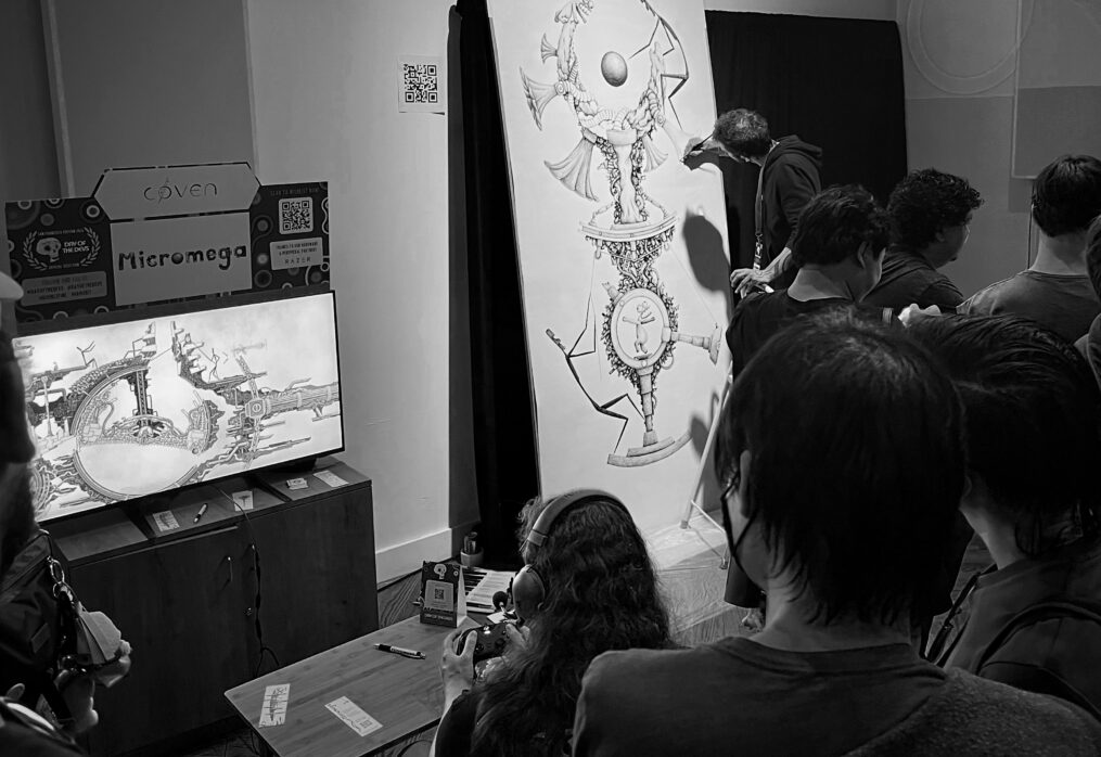 Live painting by Mani